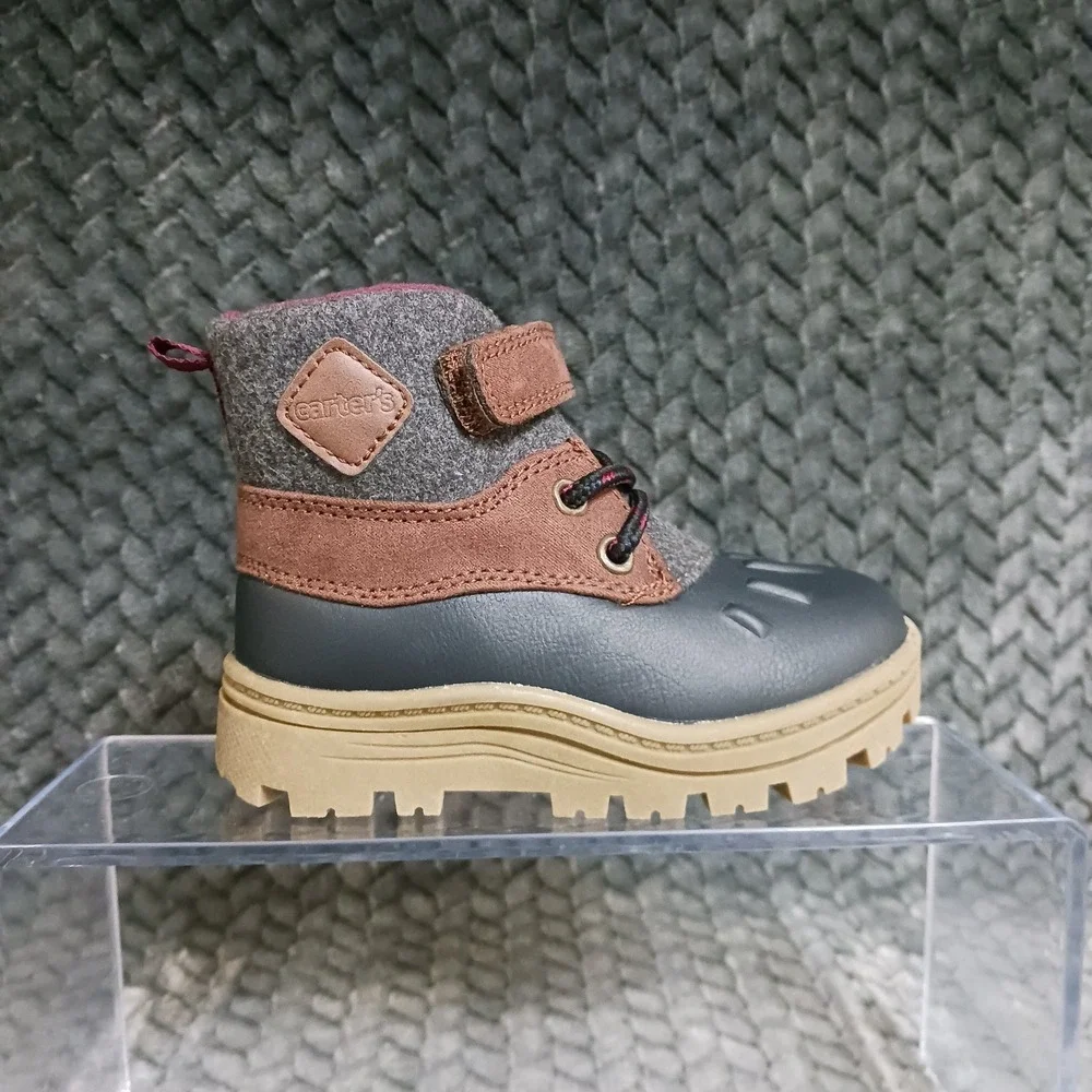 Carter's Toddler Boy's Winter Duck Boots #CF22H08H Navy Blue Size 6M